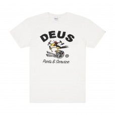 Deus Ex Machina Battery Tee Vintage White