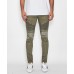 Nena Pasadena Combination Slim Biker Jean Freedom Khaki