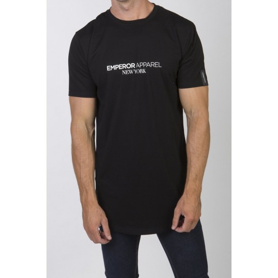 Emperor Bleu Tee Black