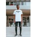 Emperor Block Logo Tee White/Black