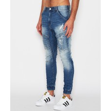 Nena Pasadena Destroyer Pant Blue Trash
