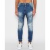 Nena Pasadena Destroyer Pant Blue Trash