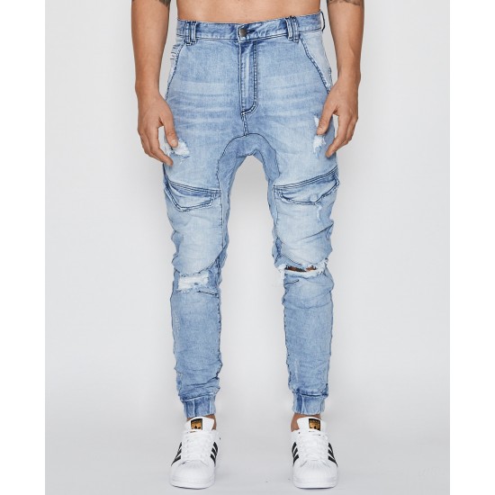 Nena Pasadena Flight Pant Broken Blue