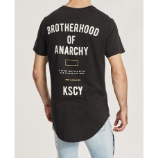 Kiss Chacey Brotherhood Dual Scoop Tee Jet Black