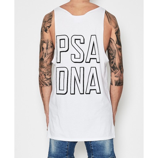 Nena Pasadena Carry On Step Hem Tank White