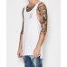 Nena Pasadena Carry On Step Hem Tank White