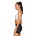 Jaggad Core Crop White