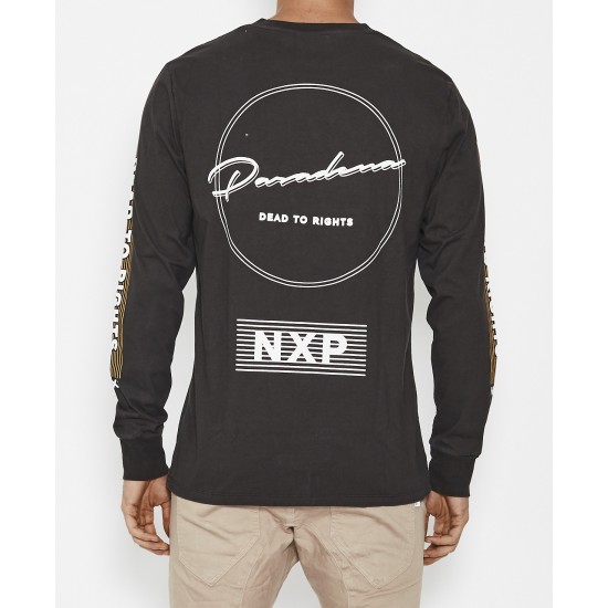 Nena Pasadena Dead To Rights Long Sleeve T-Shirt Pigment Black