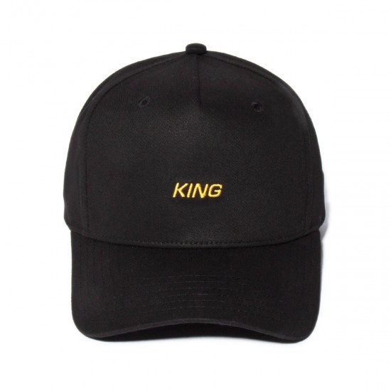 King Apparel Defy Curved Peak Cap Black