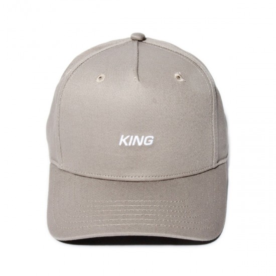 King Apparel Defy Curved Peak Cap Stone