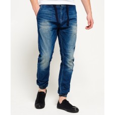 Superdry Drawstring Jean Longshore Blue