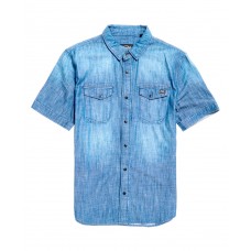 Superdry Dragway S/S Denim Shirt Mid Vintage
