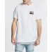 Nena Pasadena Early Warning Layered Tall Tee White/Grey Marl