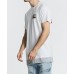 Nena Pasadena Early Warning Layered Tall Tee White/Grey Marl