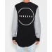 Nena Pasadena Evil Minds Curved Hem Sweater Black/Grey Marle