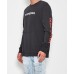 Nena Pasadena Fierce Crew Neck Sweater Pigment Black
