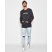 Nena Pasadena Fierce Crew Neck Sweater Pigment Black