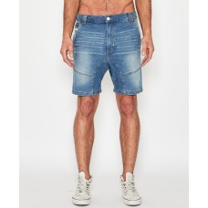 Nena Pasadena Flight Denim Short Arizona Blue