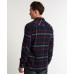 Superdry Milled Flannel Shirt Niagra Midnight Check