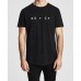 Kiss Chacey Forever Dual Curved Hem Tee Acid Black