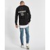 Nena Pasadena Ghetto Boy L/S Curved Layered Hem Tee Jet Black