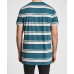 Kiss Chacey Guest Step Hem Tall Tee Storm Blue/Pale Pink Stripe