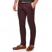Politix Helston Slim Tap Chino Burgundy