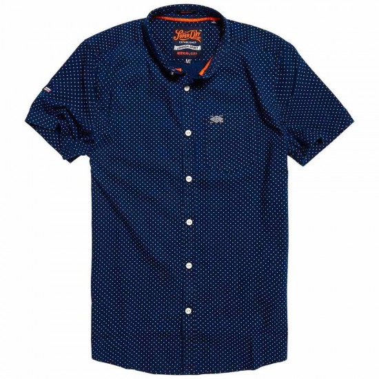 Superdry Homestead S/S Loom Shirt Navajo Micro Stars