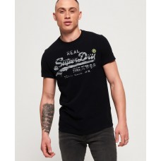 Superdry Vintage Logo Camo Infill Tee Black
