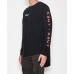 Kiss Chacey Judgement L/S Curved Hem Tee Jet Black