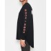 Kiss Chacey Judgement L/S Curved Hem Tee Jet Black