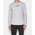 Kiss Chacey Judgement L/S Curved Hem Tee Gunmetal