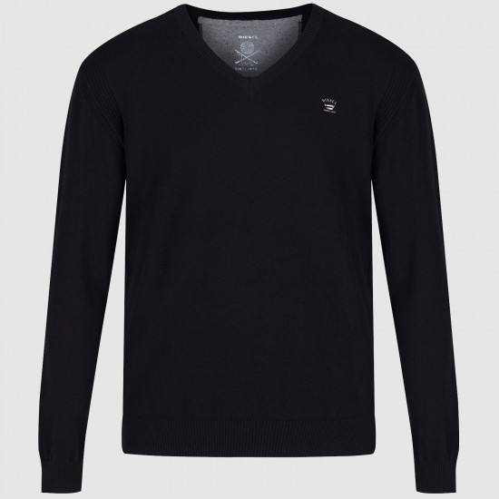 Diesel K-Benti V- Neck Knit Black Mens