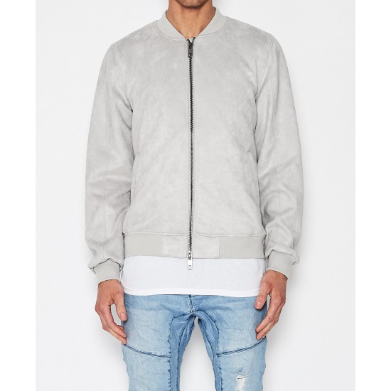 Kiss Chacey Brooklyn Bomber Jacket Silver