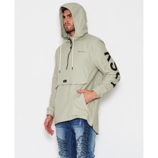 Kiss Chacey Djako Hooded Anorak Khaki