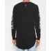 Kiss Chacey Established L/S Curved Hem T-Shirt Acid Black