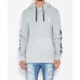 Kiss Chacey Incomplete Step Hem Hooded Sweatshirt Quarry