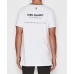 Kiss Chacey Siren Step Hem Tee White