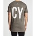 Kiss Chacey KSCY Step Hem Tall Tee Pigment Charcoal
