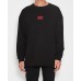 Sushi Radio Kyoto Raw Hem Sweater- Jet Black