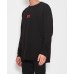 Sushi Radio Kyoto Raw Hem Sweater- Jet Black