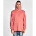 Nena Pasadena Last in Line  Step Hem Hooded Sweater Pigment Red