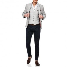 Politix Lima Blazer Light Grey Check