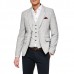 Politix Lima Blazer Light Grey Check