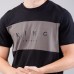 King Apparel Manor T-Shirt Black/Warm Grey