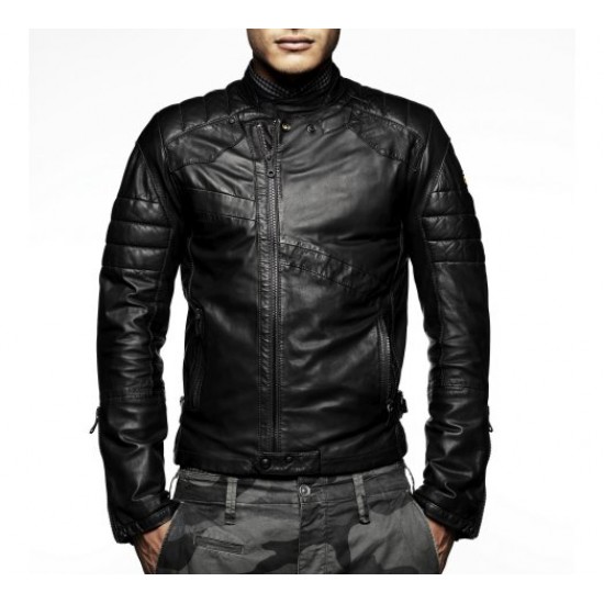 G-Star Marchant Leather JKT-Black