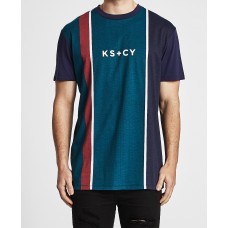 Kiss Chacey Money Relaxed Fit Tee Green/Blue