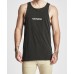 Nena Pasadena Moon Standard Step Hem Singlet Pigment Black