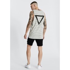Nena Pasadena Moon Standard Step Hem Singlet Stripe Marle