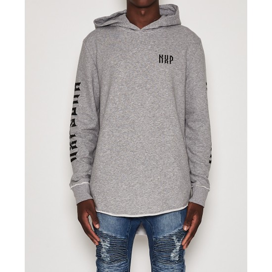 Nena Pasadena Evolve Hooded Sweat Grey Marle